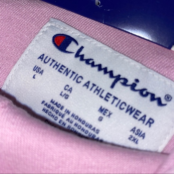 SOLD! NWT! Women’s Champion Pink Powerblend Hoodie - Picture 4 of 9
